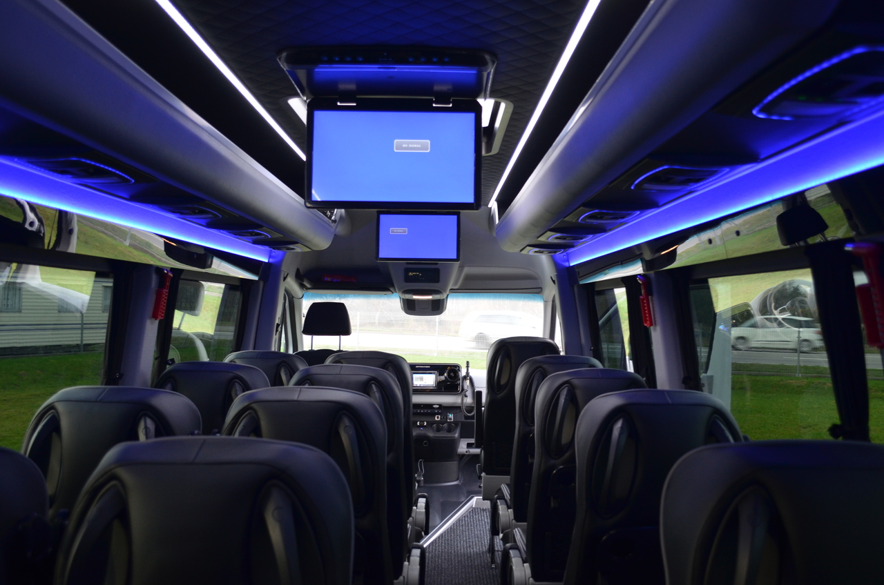 Ny Minibuss, Persontransport MERCEDES-BENZ 519 4x4 high and low drive: bild 12