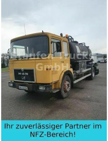Asfaltmaskin MAN 19 280 F FEDERAL BREINING*Asphaltspritzmaus Emulsi