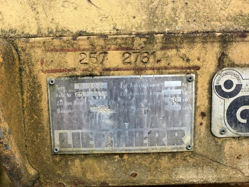 Bandgrävare Liebherr A902 A902 D 904 NA Kettenbagger einsatzbereit!