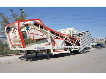 MESAS 100 m3/h MOBILE CONCRETE BATCHING PLANT - Betongfabrik