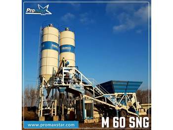 PROMAXSTAR Mobile Concrete Batching Plant PROMAX M60-SNG(60m³/h) - Betongfabrik