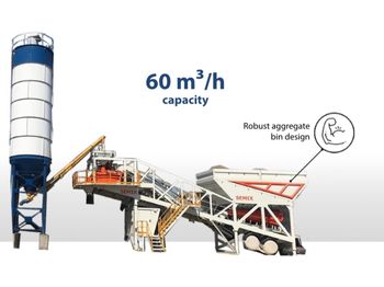 SEMIX Concrete Mixing Plant 60S - Betongfabrik