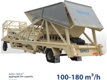 SEMIX Dry Type Mobile Concrete Batching Plant - Betongfabrik