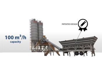 SEMIX Mobile 100S4 Concrete Mixing Plant - Betongfabrik