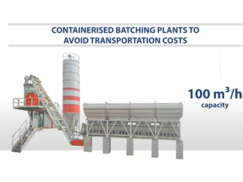 SEMIX SEMIX Compact Concrete Batching Plant 100 m³/h Containerised - Betongfabrik