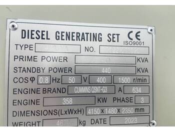 Elgenerator Cummins QSNT-G3 - 440 kVA Generator - DPX-19844: bild 4