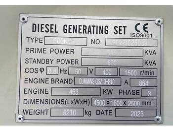 Elgenerator Cummins QSZ13-G10 - 600 kVA Generator - DPX-19847: bild 4