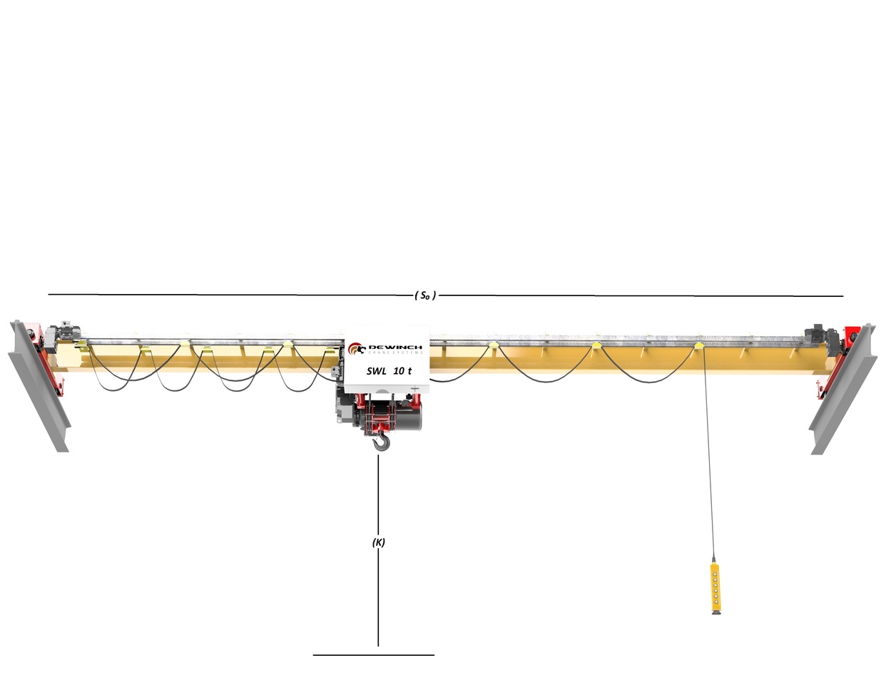 Ny Portalkran DEWINCH 10 ton -5 Ton Gantry Crane  -Monorail Crane -Single Girder Crane: bild 14