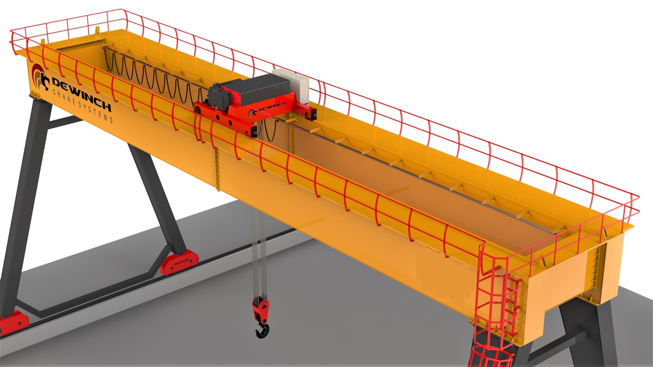 Ny Portalkran DEWINCH 10 ton -5 Ton Gantry Crane  -Monorail Crane -Single Girder Crane: bild 4
