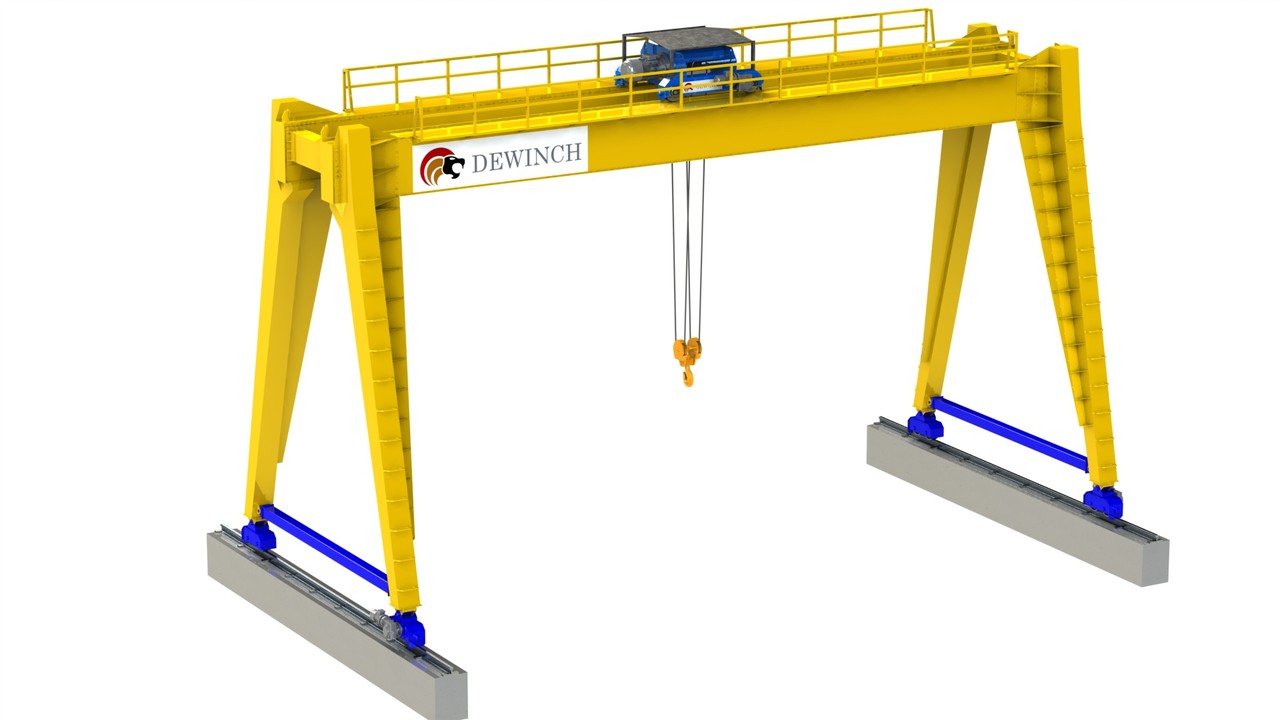 Ny Portalkran DEWINCH 10 ton -5 Ton Gantry Crane  -Monorail Crane -Single Girder Crane: bild 7