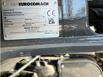 Eurocomach 19 ZT Minibagger #ab 414€/Monat# - Minigrävmaskin: bild 2