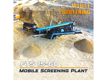Ny Mobilt krossverk FABO FTS 15-60 MOBILE SCREENING PLANT 150-220 TPH | AVAILABLE IN STOCK: bild 1