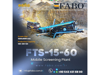 FABO FTS 15-60 Mobile Screening Plant | Tracked Screening Plant - Sorteringsverk