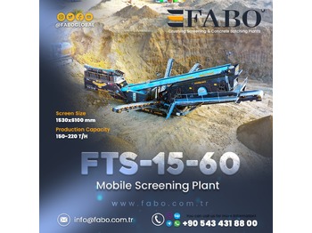 Ny Mobilt krossverk FABO FTS 15-60 Mobile Screening Plant | Tracked Screening Plant: bild 1