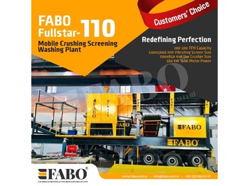 Ny Mobilt krossverk FABO FULLSTAR 110Crushing, Washing And Screening  Plant: bild 1