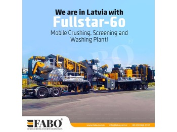 Ny Mobilt krossverk FABO FULLSTAR-60 MOBILE CRUSHING SCREENING & WASHING PLANT | READY IN STOCK: bild 1