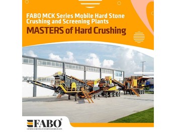 Ny Mobilt krossverk FABO MCK-110 MOBILE CRUSHING & SCREENING PLANT | JAW+SECONDARY: bild 1