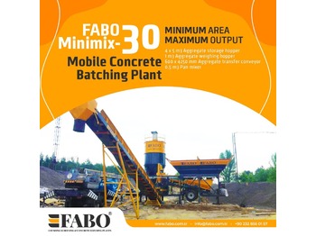 Ny Betongfabrik FABO MOBILE CONCRETE PLANT CONTAINER TYPE 30 M3/H FABO MINIMIX: bild 1