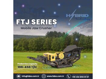 Ny Mobilt krossverk Fabo FTJ 11-75 Tracked Jaw Crusher: bild 1