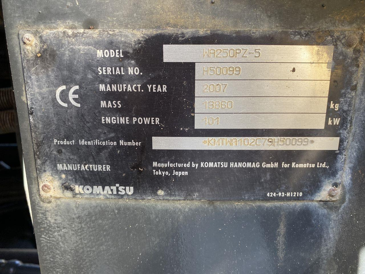 Hjullastare Komatsu WA250PZ-5