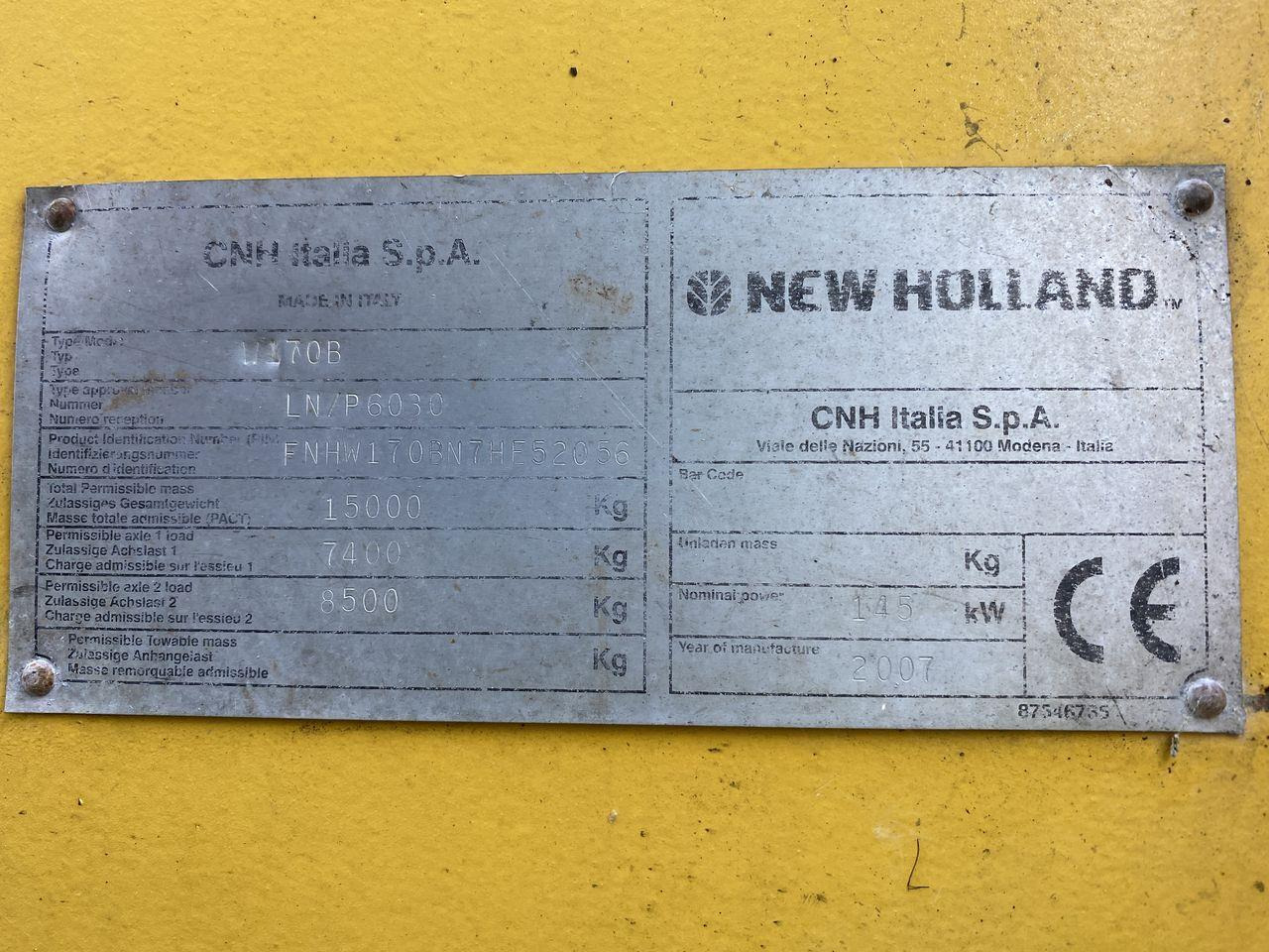 Hjullastare New Holland W170B