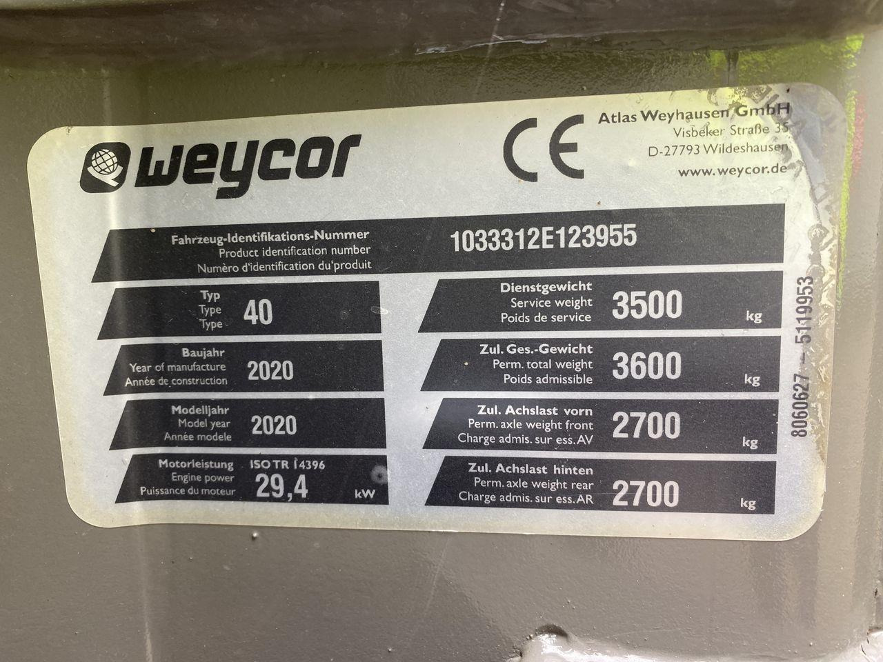 Hjullastare Weycor AR40 Agrar