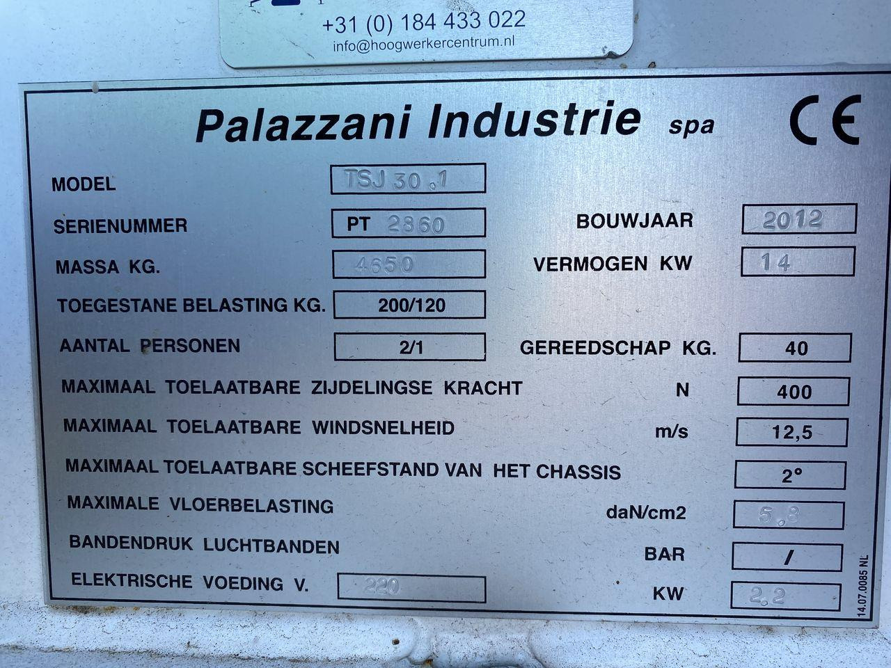 Larvbandslift Palazzani TSJ30.1