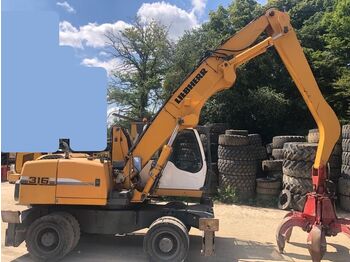 Materialhanterare Liebherr A316 Litronic*Bj2010/12700h/hydr.Kabine/Greifer*
