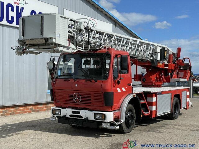 Billift Mercedes-Benz 1422NG Ziegler Feuerwehr Leiter 30m Rettungskorb: bild 10