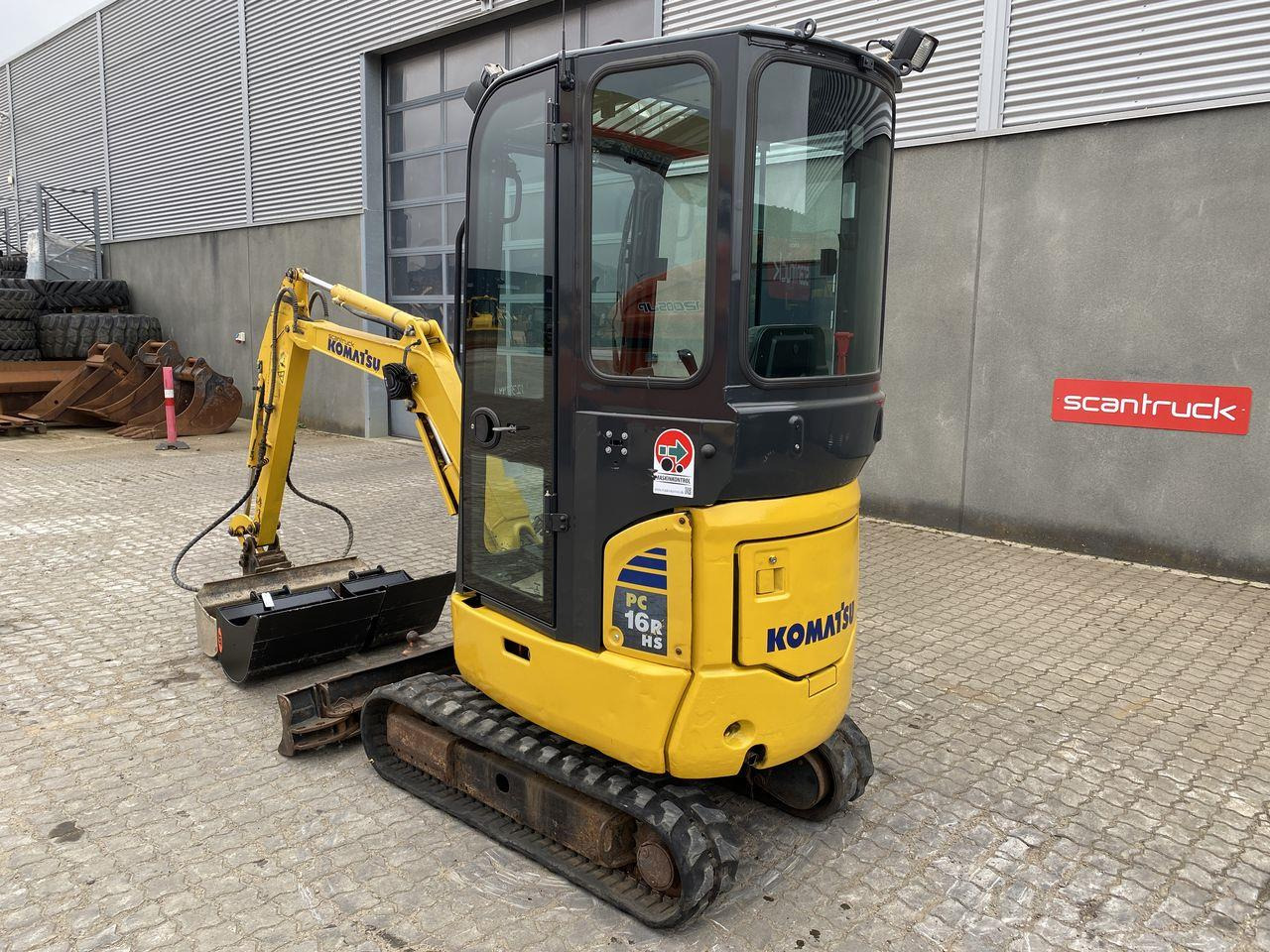 Minigrävmaskin Komatsu PC16R-3HS
