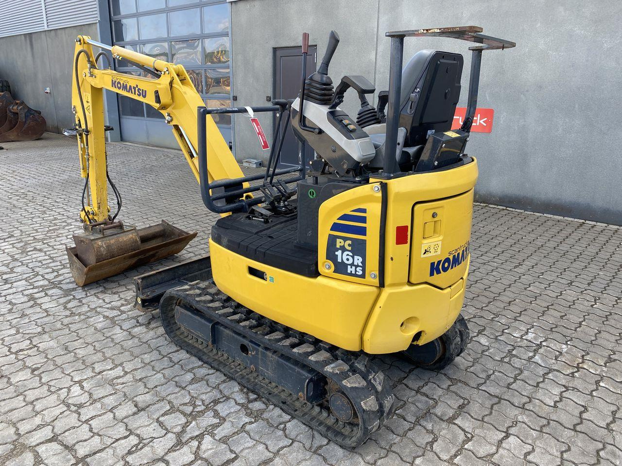 Minigrävmaskin Komatsu PC16R-3HS CANOPY