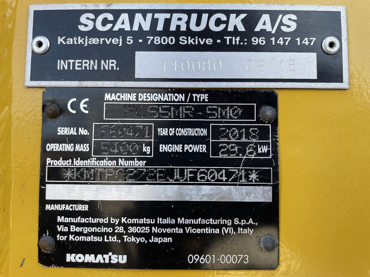 Minigrävmaskin Komatsu PC55MR-5
