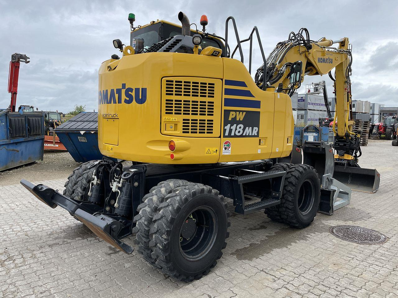 Minigrävmaskin Komatsu PW118MR-11