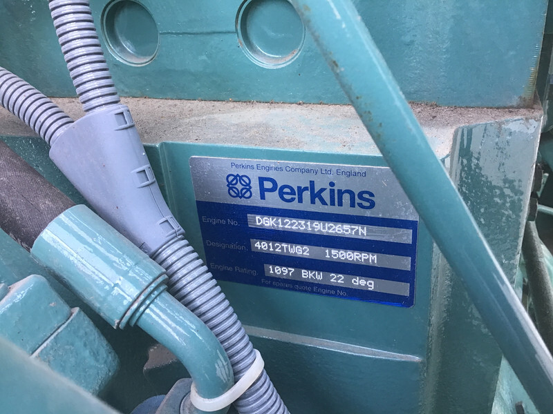 Elgenerator Perkins 4012 TWG2 GENERATOR 1000KVA USED: bild 5