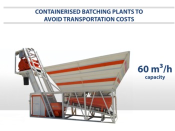 Ny Betongfabrik SEMIX Compact Concrete Batching Plant Containerised: bild 1