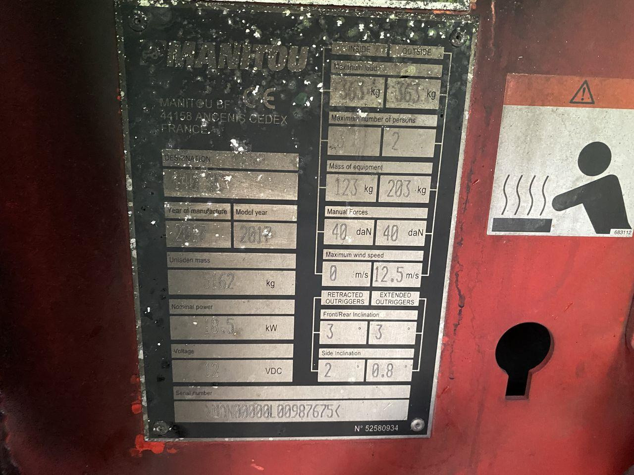 Saxlift Manitou 140SC