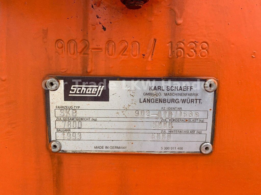 Grävlastare Schaeff SKB 902: bild 6