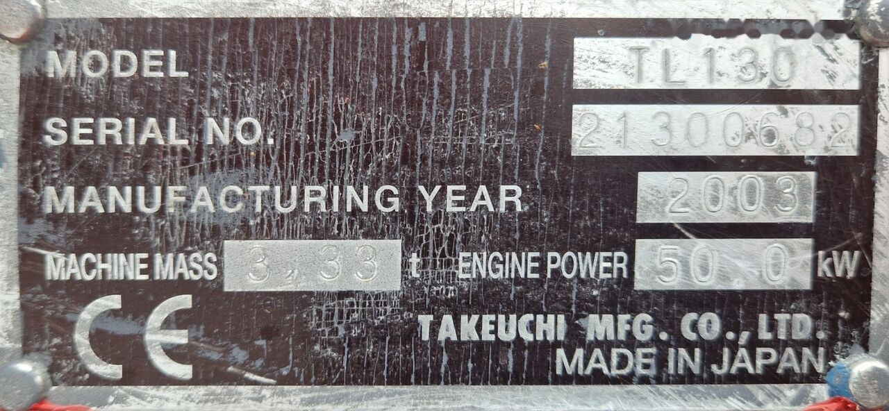 Kompakt bandlastare Takeuchi TL130: bild 10
