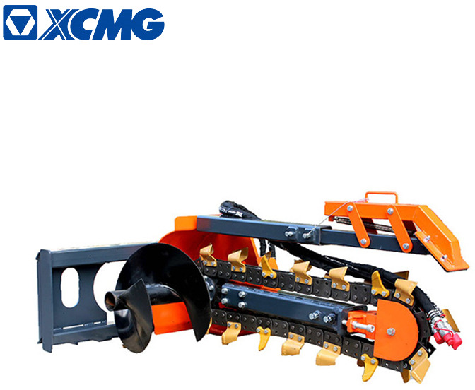 Kedjegrävare XCMG official X0207 mini cable trench digger for skid steer loader: bild 7