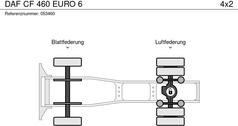 Dragbil DAF CF 460 EURO 6: bild 12