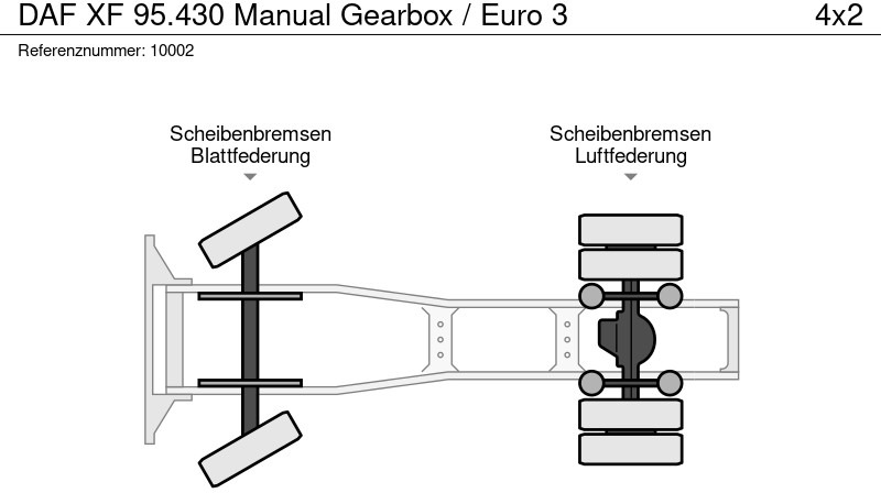 Leasa DAF XF 95.430 Manual Gearbox / Euro 3 DAF XF 95.430 Manual Gearbox / Euro 3: bild 13