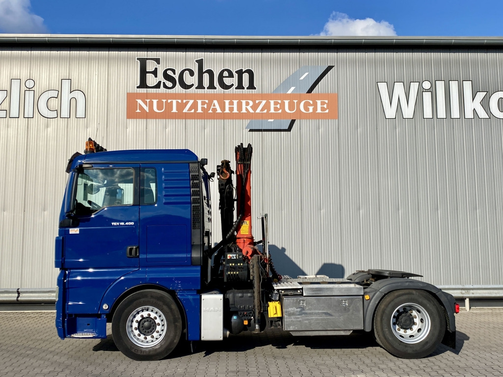 Dragbil MAN TGX 18.400 4x2 BLS / Palfinger PK15500 Kran