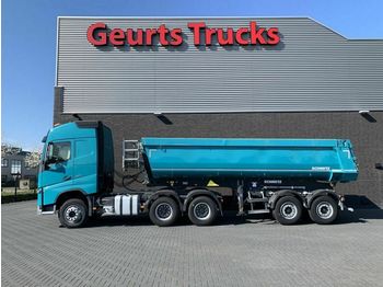 Dragbil Volvo FH 420 FH 420 6X4 + 2 AXEL TIPPER TRAILER