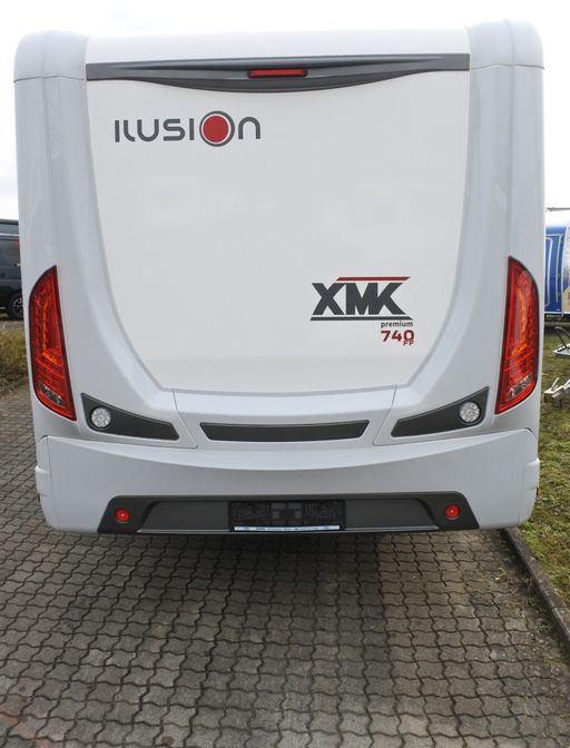 Ny Halvintegrerad husbil Ilusion XMK 740 FF Chassis + Elegance - Pak., Markise: bild 14