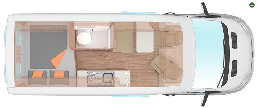 Ny Campingbil Weinsberg CaraBus 600 MQ (Ford) Modell 2023, 130 PS: bild 2