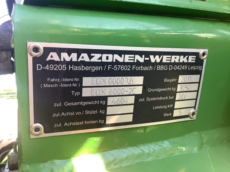 Maskin för sådd Amazone EDX 6000 2C Maiszaaimachine TOP STAAT!: bild 14