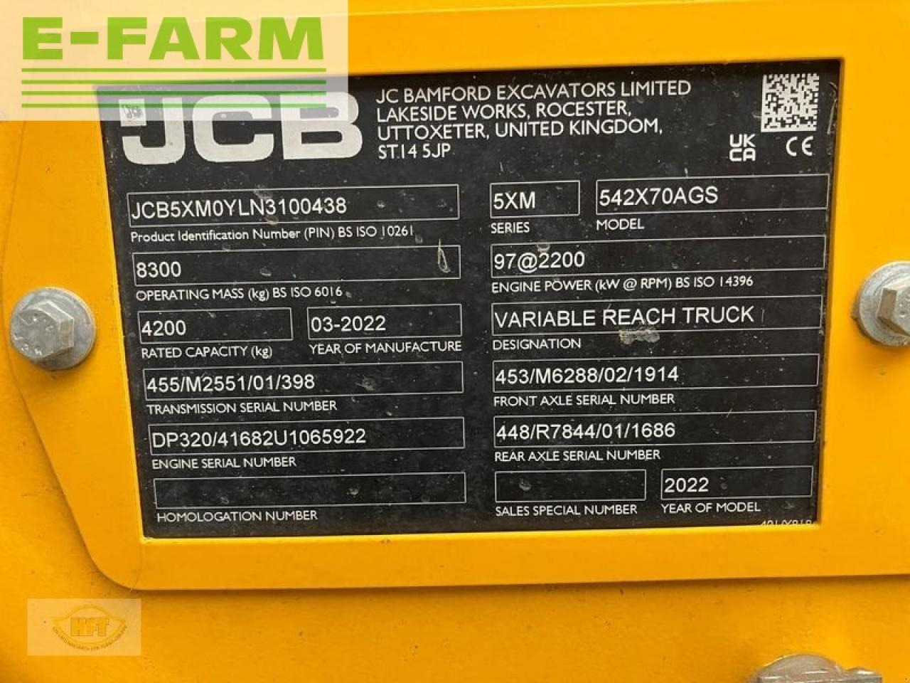 Traktor JCB 542-70: bild 8