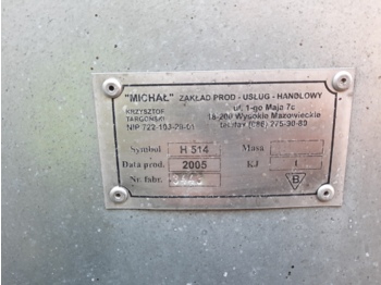 Utrustning för processering av skörd Michał H514, 5100 kg: bild 1