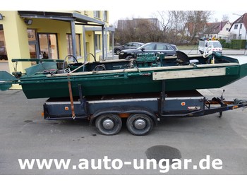 Traktor Mulag Mähboot mit Heckmäher Volvo-Penta  Diesel Mulag - Gödde inkl. Anhänger: bild 3
