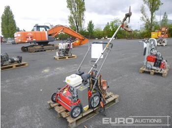 Trädgårdsmaskin Eliet Walk Behind Scarifier + Husqvarna 553RBX Brush Cutter